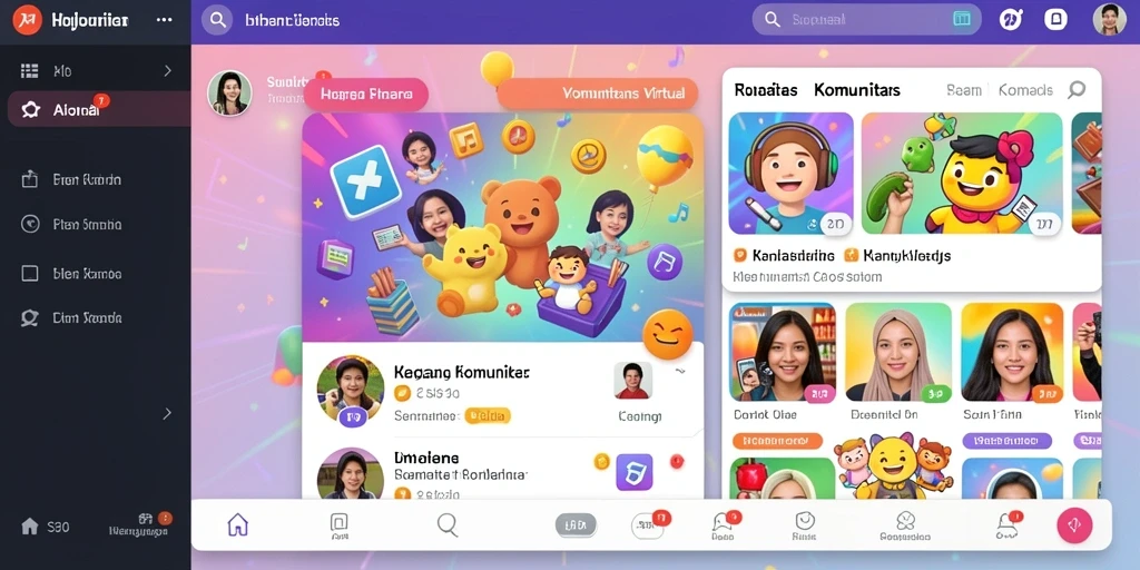 Kompetisi seru dengan teman-teman di komunitas.
