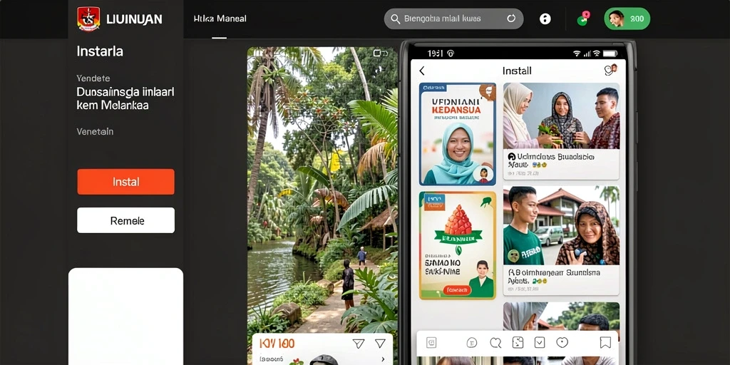 Aktivitas sosial dalam game yang seru dan interaktif.