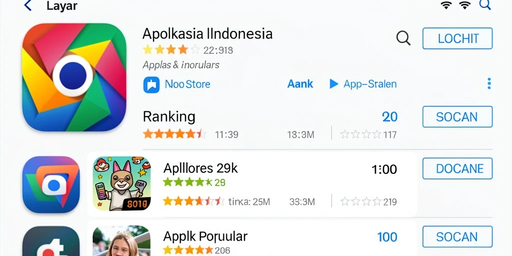 Fitur leaderboard yang membuat kompetisi semakin seru.