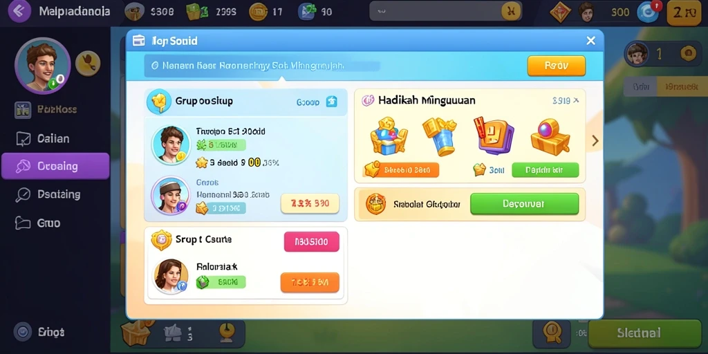 Fitur multiplayer yang memungkinkan permainan dengan teman.