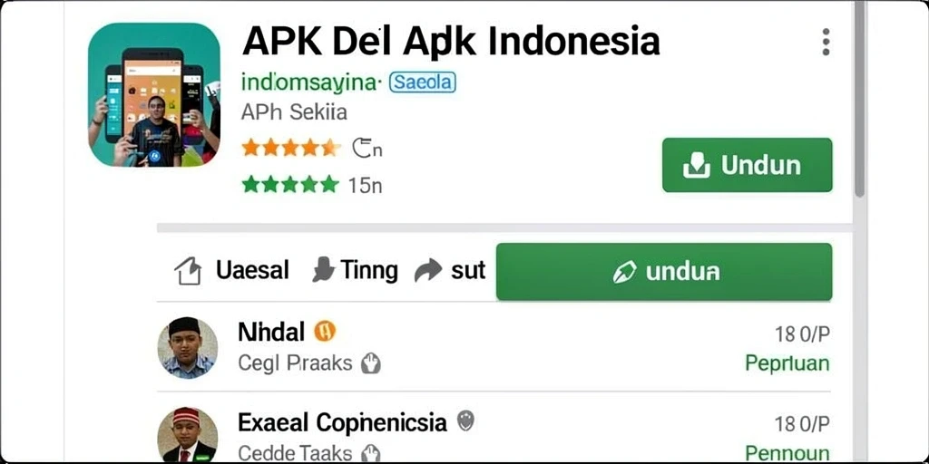 Screenshot fitur sosial dengan interaksi antar pemain.