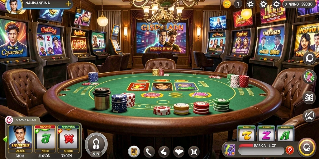 Screenshot dari gameplay yang seru dan kompetitif.