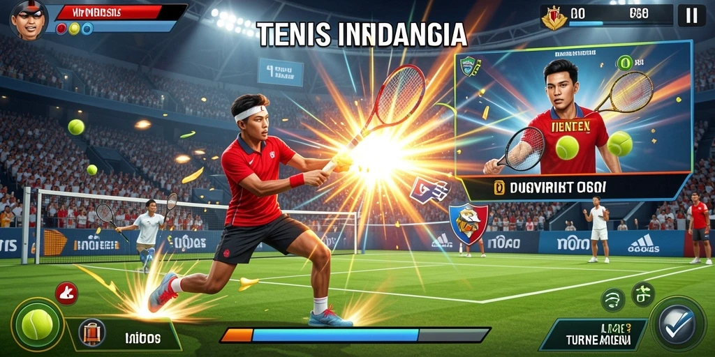 Tampilan level baru dengan tantangan yang lebih tinggi.