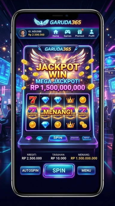 garuda365 — layar beranda